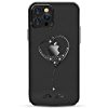 Amazon.com: KINGXBAR Luxury Sleek Heart Series Clear Gold Plated Protective Phone Case Crystals from Austria Compatible with Apple iPhone 12 Pro Max, 6.7 inch, Slim Hard PC Skin Bumper Covers Black