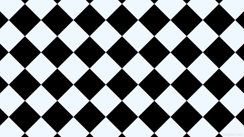 Checkered black white squares