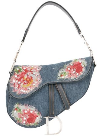 Christian Dior Pre-Owned Christian Dior Patched Saddle hand bag $5,557 - Buy Online - Mobile Friendly, Fast Delivery, Price