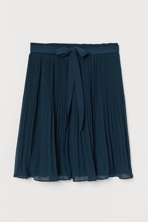 Pleated Skirt - Turquoise