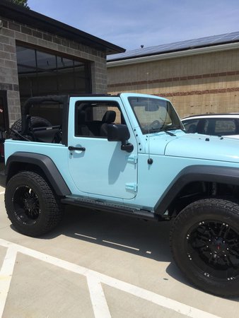 baby blue Jeep