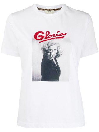 Fendi Camiseta Gloria Estampada - Farfetch