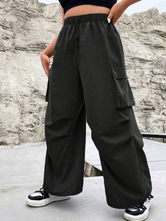 Plus Cargo Pants | Fashion Plus Cargo Pants | SHEIN USA