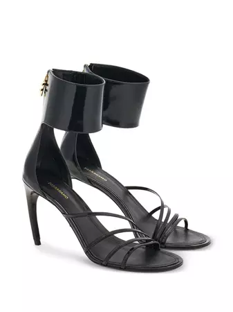 Ferragamo curved-heel Sandals - Farfetch