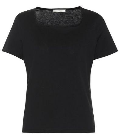 Jackie cotton and cashmere top