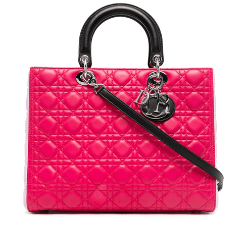 hot pink dior purse