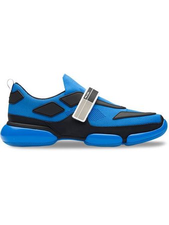 Prada blue Cloudbust neon sneakers