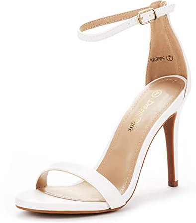 Amazon.com | DREAM PAIRS Women's Karrie High Stiletto Pump Heeled Sandals | Heeled Sandals