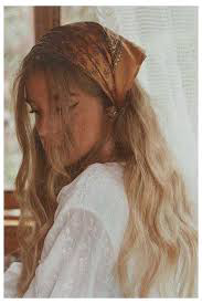 70s bandana hair