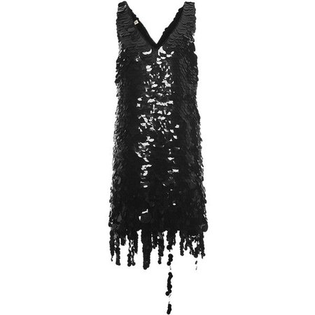 Marni Deep V Neck Paillettes Dress ($6,170)