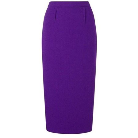 Royal Purple Pencil Skirt
