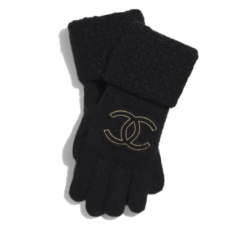 gloves Cashmere & Silk Black