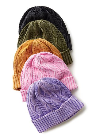 Stormi Washed Cable Beanie | Free People