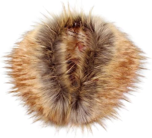 Amazon.com: Artificial Fur Collar Scarf,MoreChioce Women Faux Fox Fur Scarf Winter Neck Warmer Fur Scarf Wrap All-Match Warm Plush Scarf Clothing Accessories,57cm×9.5cm,Brown : Clothing, Shoes & Jewelry