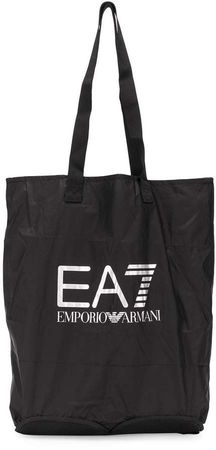 Ea7 logo shopping bag
