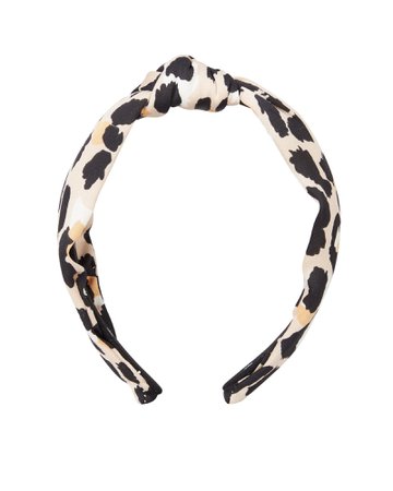 Leopard Knotted Headband
