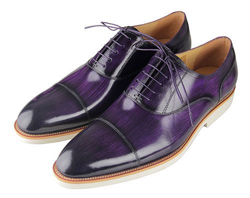 purple oxford shoes