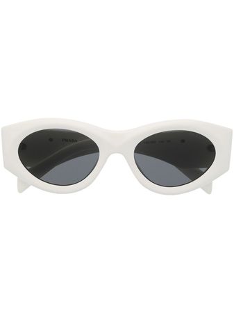 Prada Eyewear logo-plaque Sunglasses - Farfetch