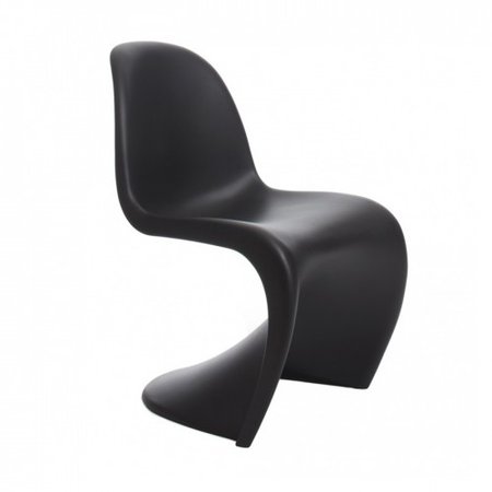 Panton S Chair - Black | worldmoderndesign.com