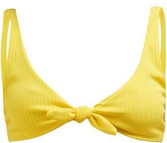 Rio Tie Front Bikini Top - Womens - Yellow