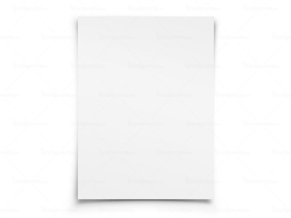blank sheet  of paper