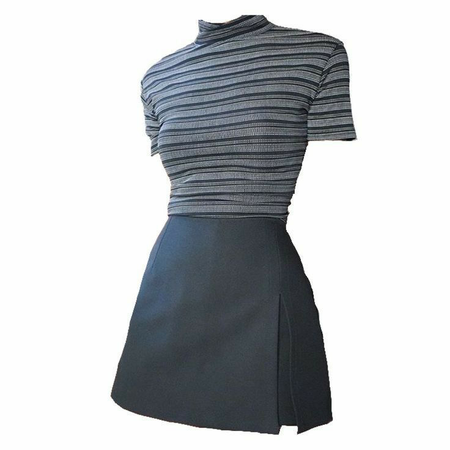 academia skirt outfit