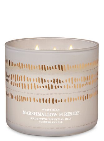 Marshmallow Fireside 3-Wick Candle | Bath & Body Works