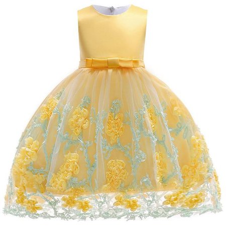 vestido festa infantil amarelo - Pesquisa Google