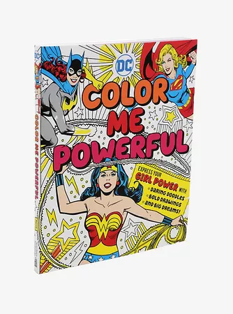 DC Comics Color Me Powerful Girl Power Coloring Book