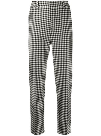 RedValentino vichy-pattern Cropped Trousers - Farfetch