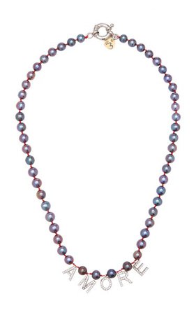 Amore Sterling Silver Pearl Necklace By Maison Irem | Moda Operandi