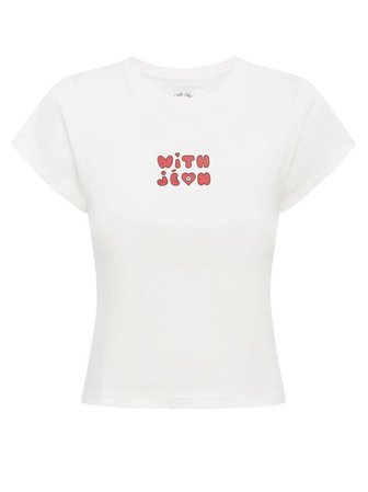 withjean tee white/red