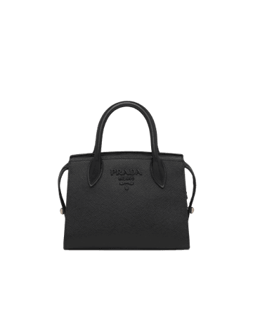 Prada Saffiano Leather Prada Monochrome Bag