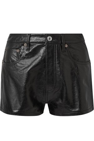 RE/DONE | Leather shorts | NET-A-PORTER.COM