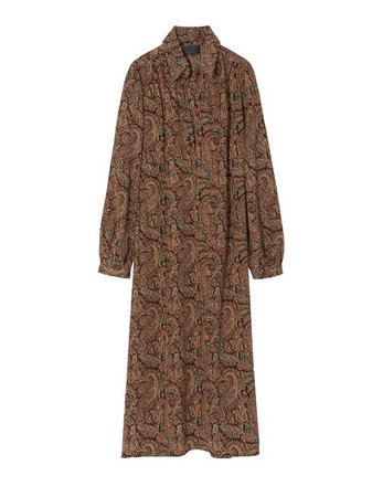 Kesia Longsleeve Paisley Midi Dress – Kirna Zabête