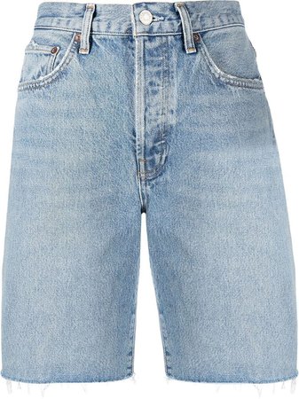 AGOLDE knee-length Denim Shorts - Farfetch