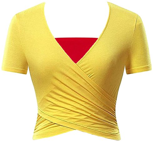 Yellow and Red Top