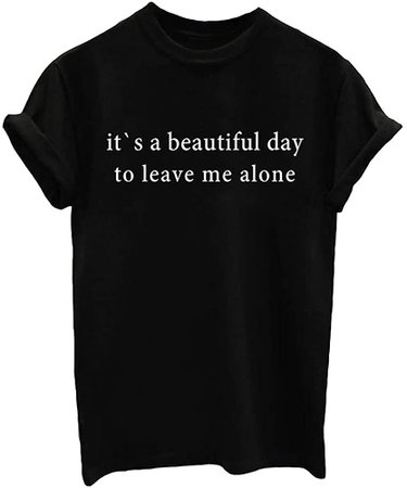 Amazon.com: YITAN Summer Women T Shirt Graphic Funny Tees Fashionable Tops Black Small: Clothing
