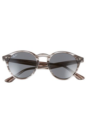 Ray-Ban Highstreet 49mm Round Sunglasses | Nordstrom