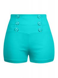 mint blue shorts women - Google Search