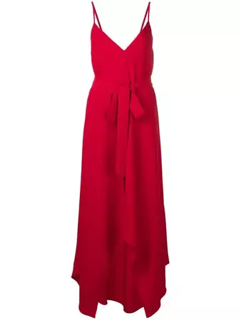 Valentino belted maxi dress