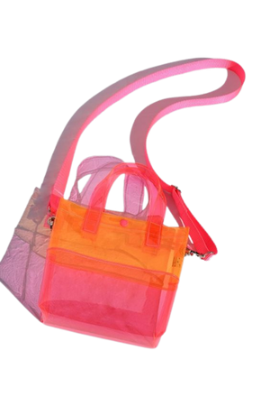 pink and orange bag