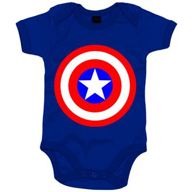 Captain America Baby Onesie