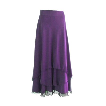 Dark Purple Maxi Skirt. Purple Bridesmaid Skirt. Long Evening | Etsy