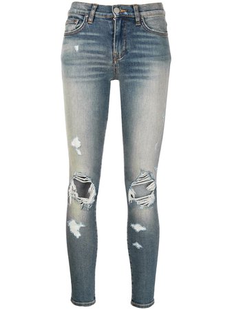 Amiri Distressed Skinny Jeans | Farfetch.com
