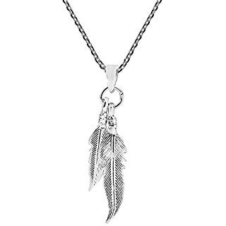 Soft Leather Feather Necklace Men's Leather Necklace, Women's Leather Necklace B1 | Amazon.com