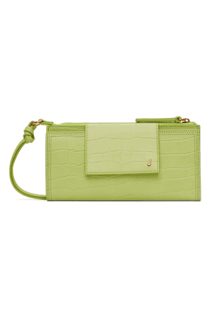JACQUEMUS Green 'Le Pichoto' Shoulder Bag