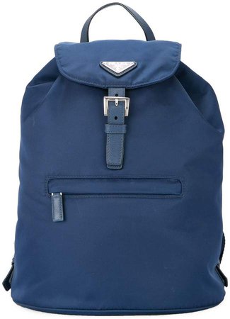 PRE-OWNED logos backpack hand bag