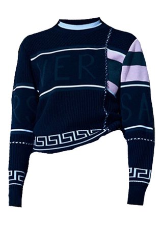 Versace Printed Relaxed Pullover