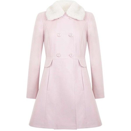 winter coat pink